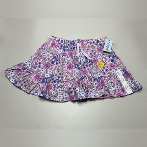 Girl's Cat & Jack Skort Light Purple Floral Print